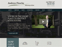 Tablet Screenshot of andrewflusche.com